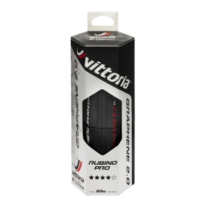 Anvelopa VITTORIA Rubino Pro 700 X 25C 25-622 Tubeless TLR Nylon 150TPI Negru 305g - Img 2