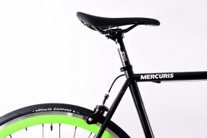 Bicicleta Single speed SXT MERCURIS 97 Black - Green M - 550 mm - Img 2
