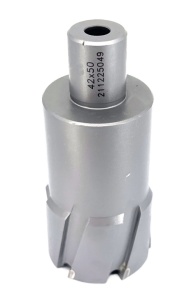 Carota pt. otel din carbura de tungsten, ⌀ 42mm, h=50mm, cu prindere Weldon - DXDY.P-TCT-50.42.W - Img 2
