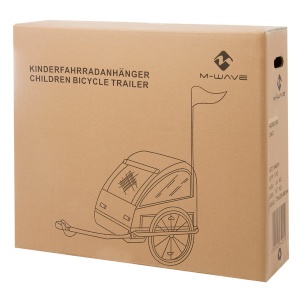 Carucior Transport Copii M-WAVE KIDS RIDE EASY, Aluminiu , 20" - Img 2