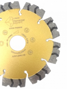 Disc DiamantatExpert pt. Beton armat extrem de dur & piatra - SHARK 125x22.2 (mm) Super Premium - DXDY.2040.125 - Img 3