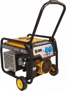 Generator de curent monofazat Stager FD 4000E, open-frame 3.3kW, benzina, pornire electrica