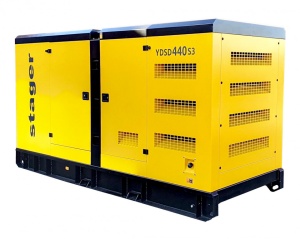 Generator insonorizat Stager YDSD440S3, diesel, trifazat 320kW, 577A, 1500rpm - Img 5