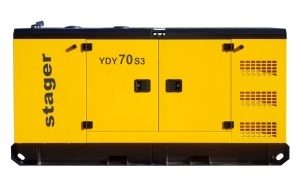 Generator insonorizat Stager YDY70S3, diesel, trifazat 62kVA, 89A, 1500rpm - Img 9