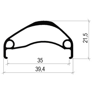 Janta SXT E35 29(622 x 35C) 32H Negru Asymmetric - Img 2