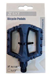 Pedale Plastic SXT 79X Negru Ax 9/16" - Img 2