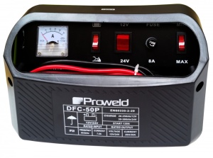 Redresor acumulatori 12V/24V, functie Start ProWELD DFC-50P - Img 2