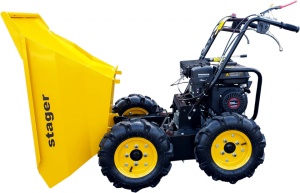Roaba cu motor termic 6.5CP, 300kg, 4roti Stager RMT300