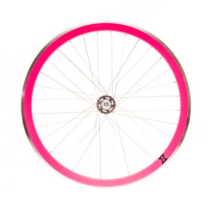 Roata Spate Single Speed/Fixie SXT 700-32H 40 mm Roz - Img 1