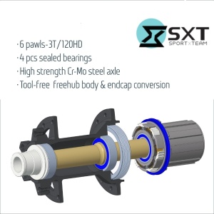 Set Butuci Boost SXT180-R97 -32H -Negru - Img 5