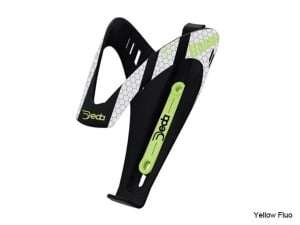 Suport Bidon Plastic DEDA "Gabbia" Negru/Galben Fluo