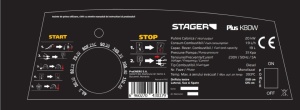 Tun de Aer Cald cu Ardere Directă Stager PLUS-K80W, 20 kW, Motorină, 230 V, Volum Încălzit 400 m³