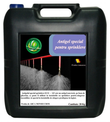 Antigel special pentru sprinklere Arca Lux, Bidon 20 Kg