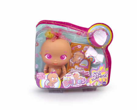 Bebelus The Mini Bellies Mini pinky twink fetita cu par galben 15539-29662