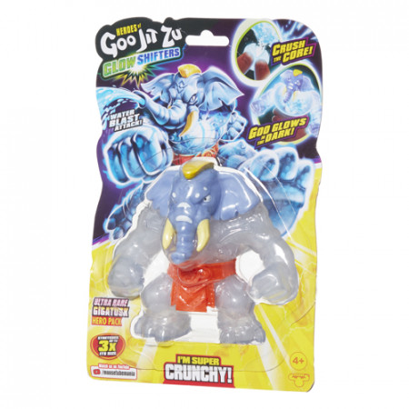 Figurina elastica Goo Jit Zu Glow Shifter Gigatusk 42500-42506