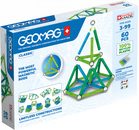 Geomag set magnetic 60 piese Green line 272