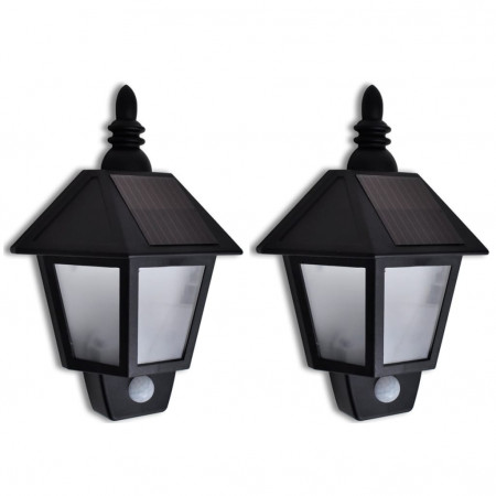 Lampă solară de perete cu senzori de mișcare 2 buc (2 x 41182)