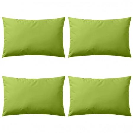 Perne de exterior, 4 buc., verde măr, 60 x 40 cm