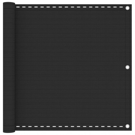Prelată pentru balcon din HDPE, 90 x 400 cm, antracit