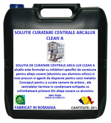Solutie curatare centrale ArcaLux CLEAN A; bidon 20 L