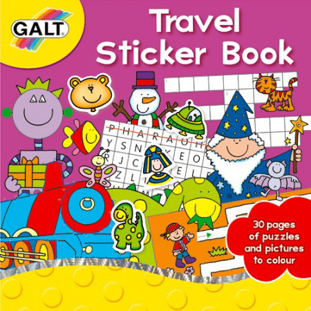 Travel Galt Sticker Book - Carte Activitati cu Abtibilduri pentru Calatorie