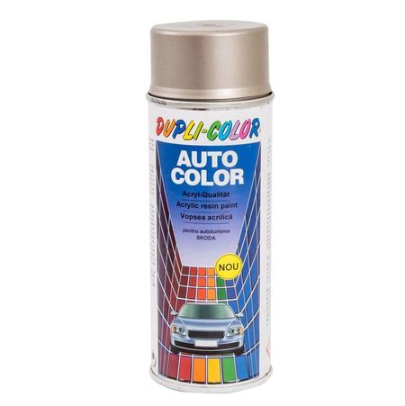 Vopsea spray retuș auto metalizată DUPLI-COLOR Skoda, bej sahara 9201, 400ml