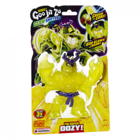 Figurina elastica Goo Jit Zu Glow Shifter Scorpius 42500-42505