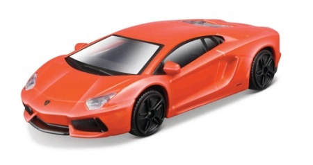 Macheta Bburago 1/43 Street Fire Blister Lamborghini Aventador Portocaliu Metalic Bb30001-30231 - Img 1