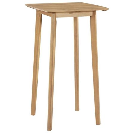 Masă de bar, lemn masiv de acacia, 60x60x105 cm