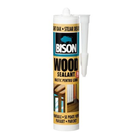 Mastic pentru lemn BISON Wood Sealant, 300ml, stejar deschis