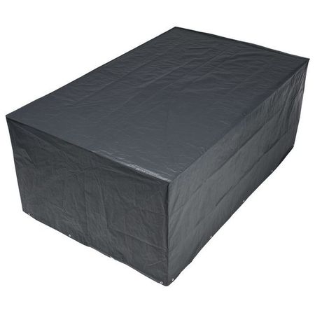 Nature Husă mobilier grădină 90x325x205 cm PE gri închis 6030603