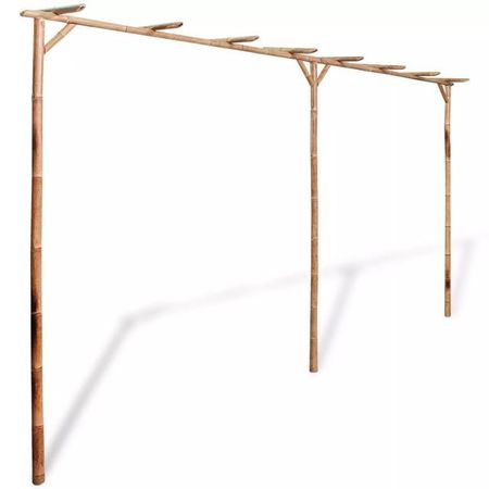 Pergolă din bambus 385 x 40 x 205 cm