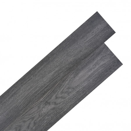 Plăci de pardoseală autoadezive, PVC, 5,02 m², negru și alb