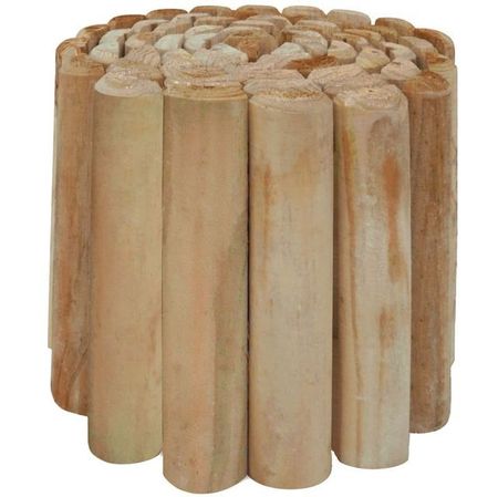 Rolă de bușteni pentru peluză, lemn de pin tratat, 250x30 cm