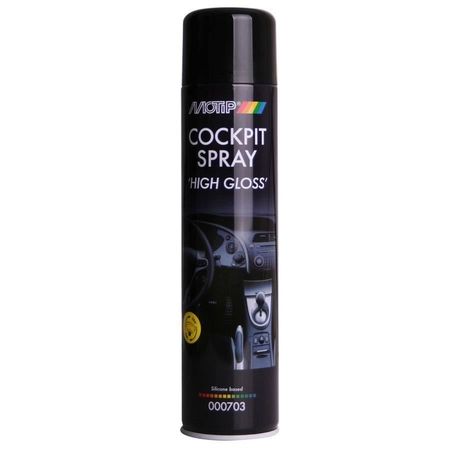 Spray de bord MOTIP Cockpit, lucios, cu silicon, 600ml