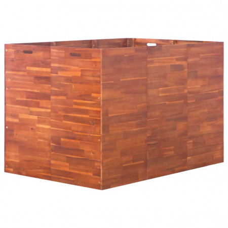 vidaXL Jardinieră de grădină, lemn de acacia, 150 x 100 x 100 cm