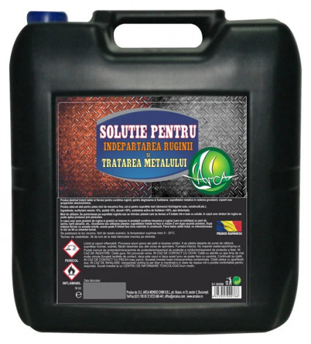 Solutie pentru indepartarea ruginei si tratarea metalului - 20 kg