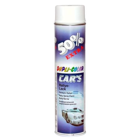 Vopsea spray auto DUPLI-COLOR Car's, acrilică, alb mat, 600ml