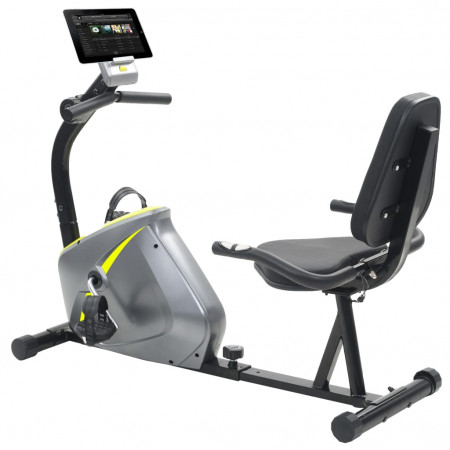 Bicicletă fitness magnetică orizontală cu măsurare puls