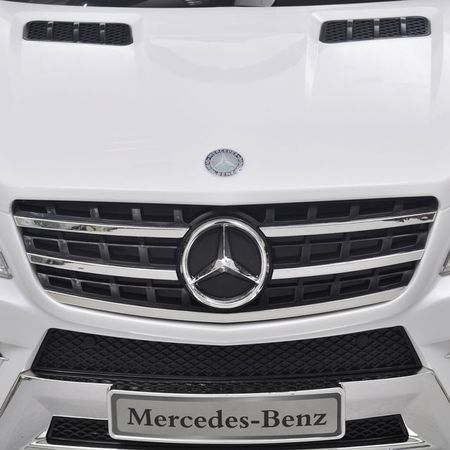Mașină electrică Mercedes Benz ML350, cu telecomandă, 6V, alb
