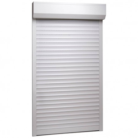 Oblon rulant, alb, 100 x 210 cm, aluminiu