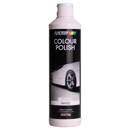 Polish color pentru suprafețe vopsite MOTIP Colour Polish, 500ml, alb