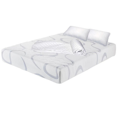 Set Saltea Luxor Elite Memory 140x200x22 plus husa hipoalergenica plus 2 perne microfibra 50x70
