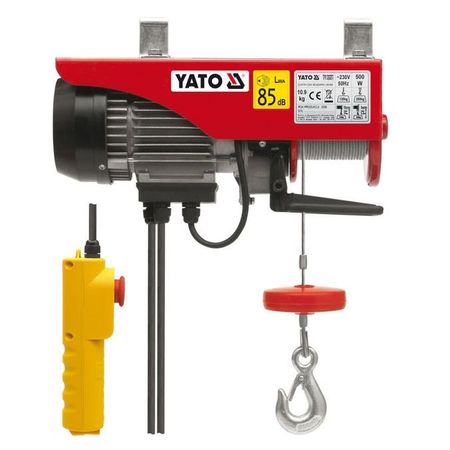 Yato Troliu electric cu cablu 500 W 125/250 kg