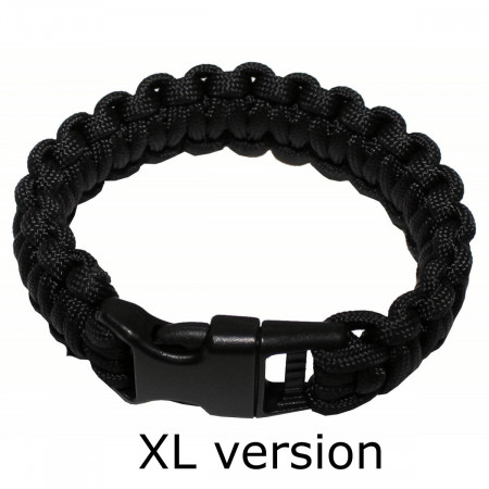 Bratara paracord XL neagra MFH Marime haine M INTL