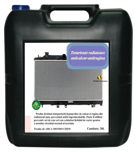 Detartrant radiatoare anticalcar-antirugina Arca Lux, Bidon 20L