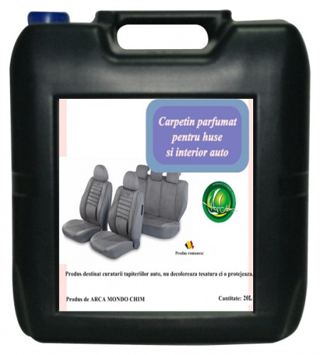 Detergent parfumat pentru huse si interior auto - Carpetin manual Arca Lux, Bidon 20L