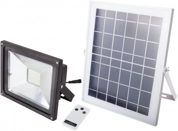 Proiector LED cu Incarcare Solara si Telecomanda / P[W]: 3.5; Ps[W]: 10