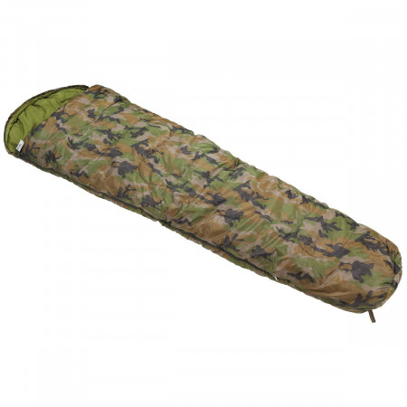 Sac de dormit camuflaj woodland Fox Outdoor, -10°C / +15°C