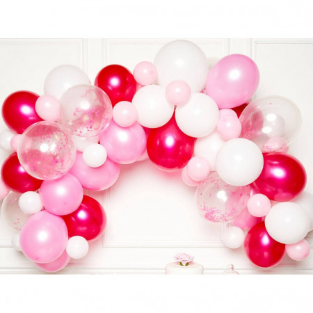 Set ghirlanda 70 baloane roz